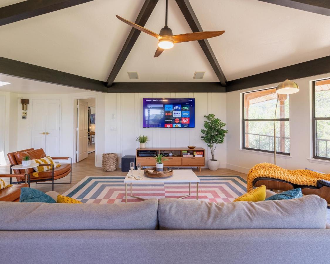 Secluded Mtn Top Family Haven W/Views Spa & Arcade Three Rivers Buitenkant foto