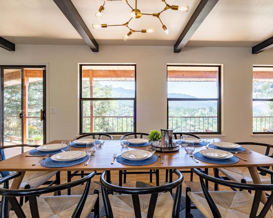 Secluded Mtn Top Family Haven W/Views Spa & Arcade Three Rivers Buitenkant foto