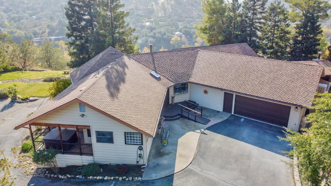 Secluded Mtn Top Family Haven W/Views Spa & Arcade Three Rivers Buitenkant foto